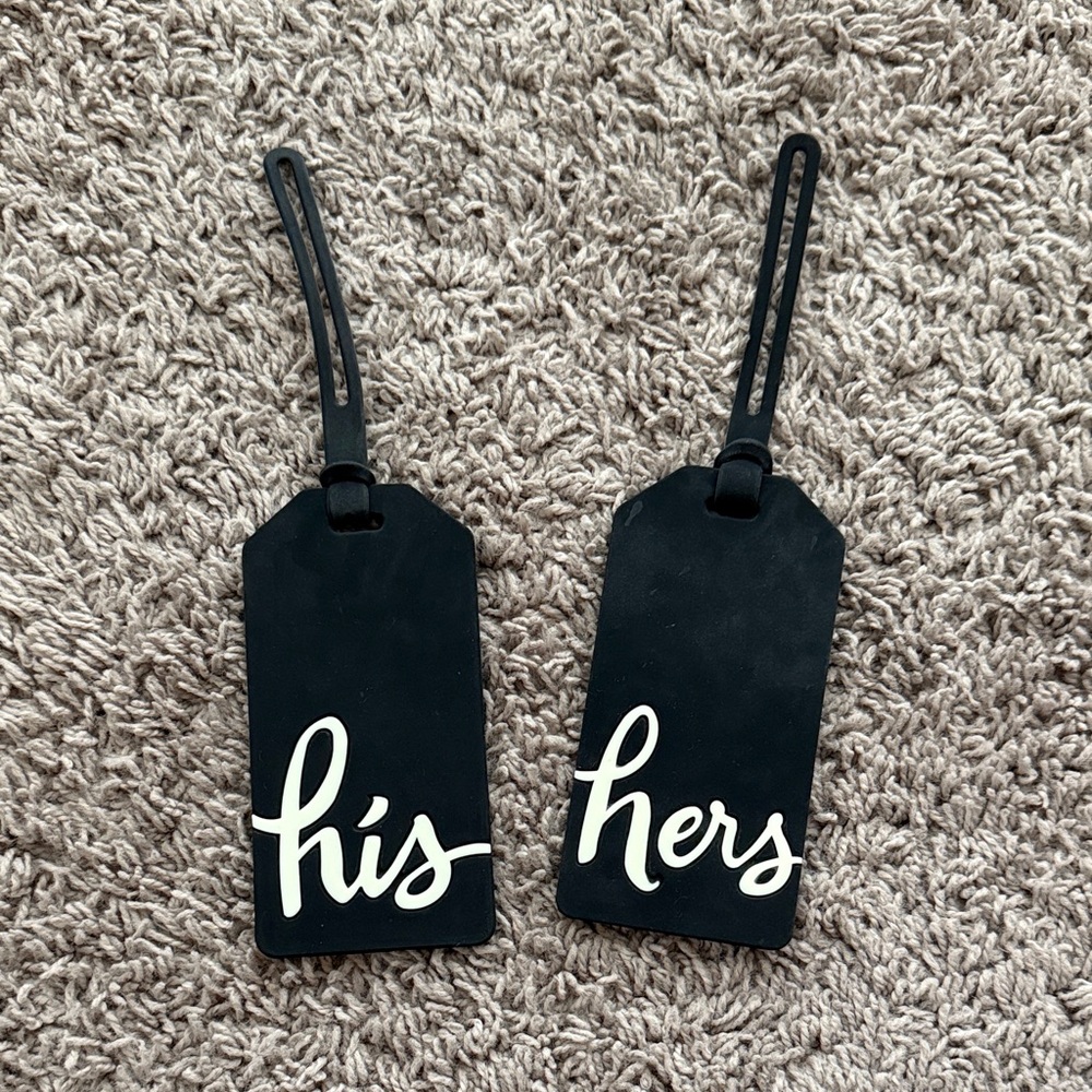 Kate Spade 'His and Hers' Luggage Tags